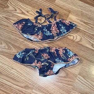 Baby girl floral two piece
